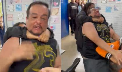 Pai que agrediu professor foi contido com "mata-leão" da própria filha