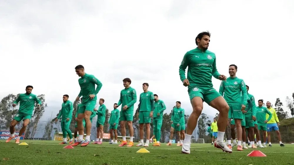 Palmeiras fechou preparação com treino realizado no Equador