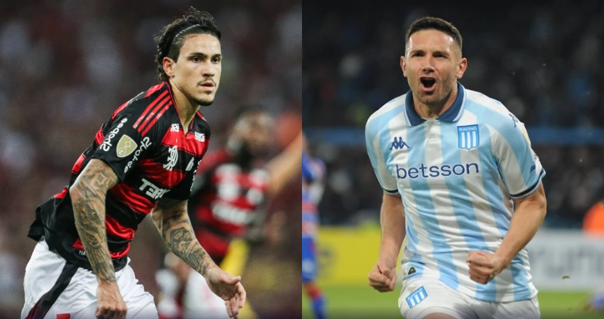 Pedro e Martínez são as esperanças de gol do Flamengo e Racing
