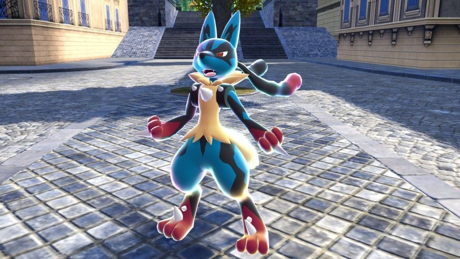 Mega Lucario, uma das Mega Evoluções de Pokémon Legends: Z-A • Nintendo