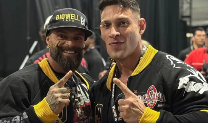 Ramon Dino e rival batem peso e confimam disputa pelo título no Mr. Olympia