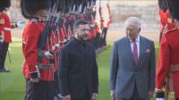 Zelensky se encontra com rei Charles III no Reino Unido