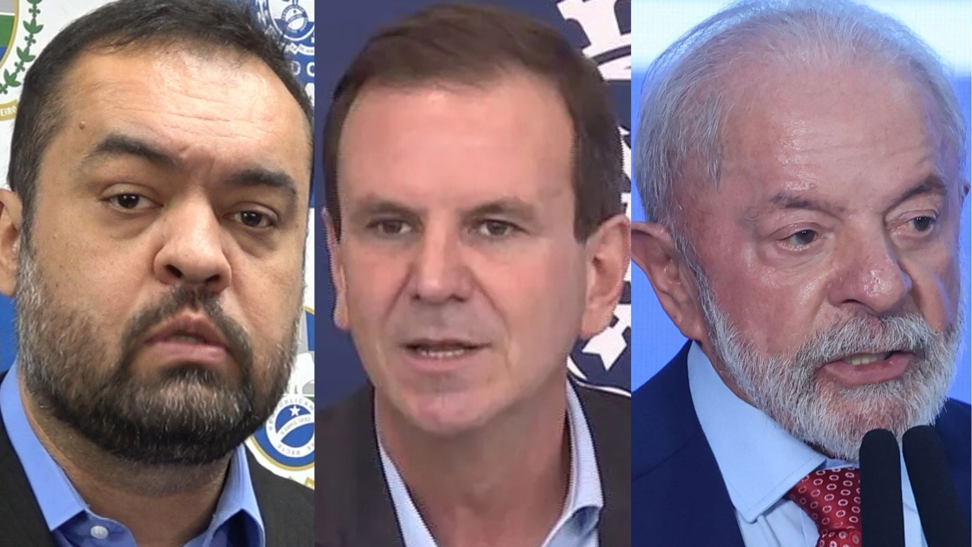 Cláudio Castro, Eduardo Paes e Lula