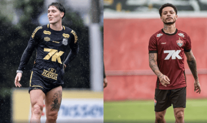 Rollheiser e Matheuzinho são esperanças criativas de Santos e Vitória