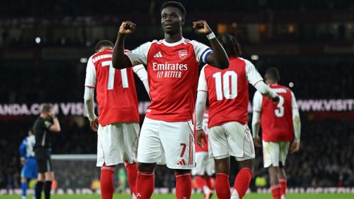 Saka, jogador do Arsenal