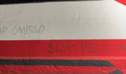 Sede do Flamengo foi pichada