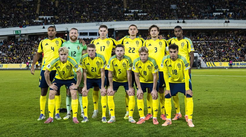 A Suécia vai participar da repescagem via Nations League • Divulgação/Svensk Fotboll