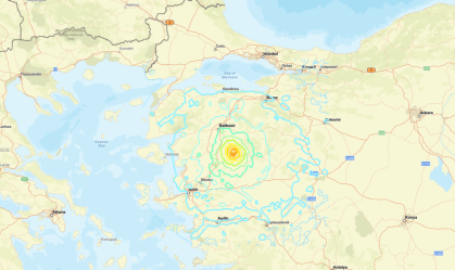 Terremoto de magnitude 6,1 é registrado na Turquia