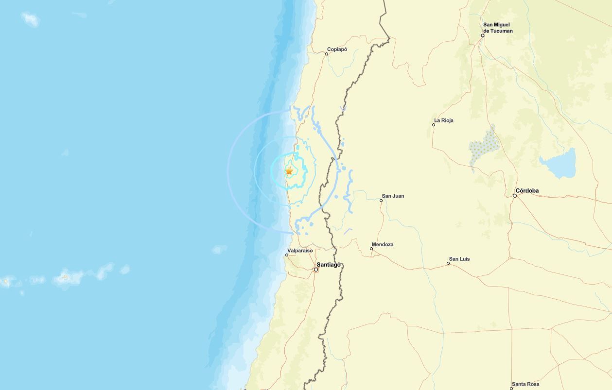 Terremoto de magnitude 5,6 atinge Ovalle, no norte do Chile