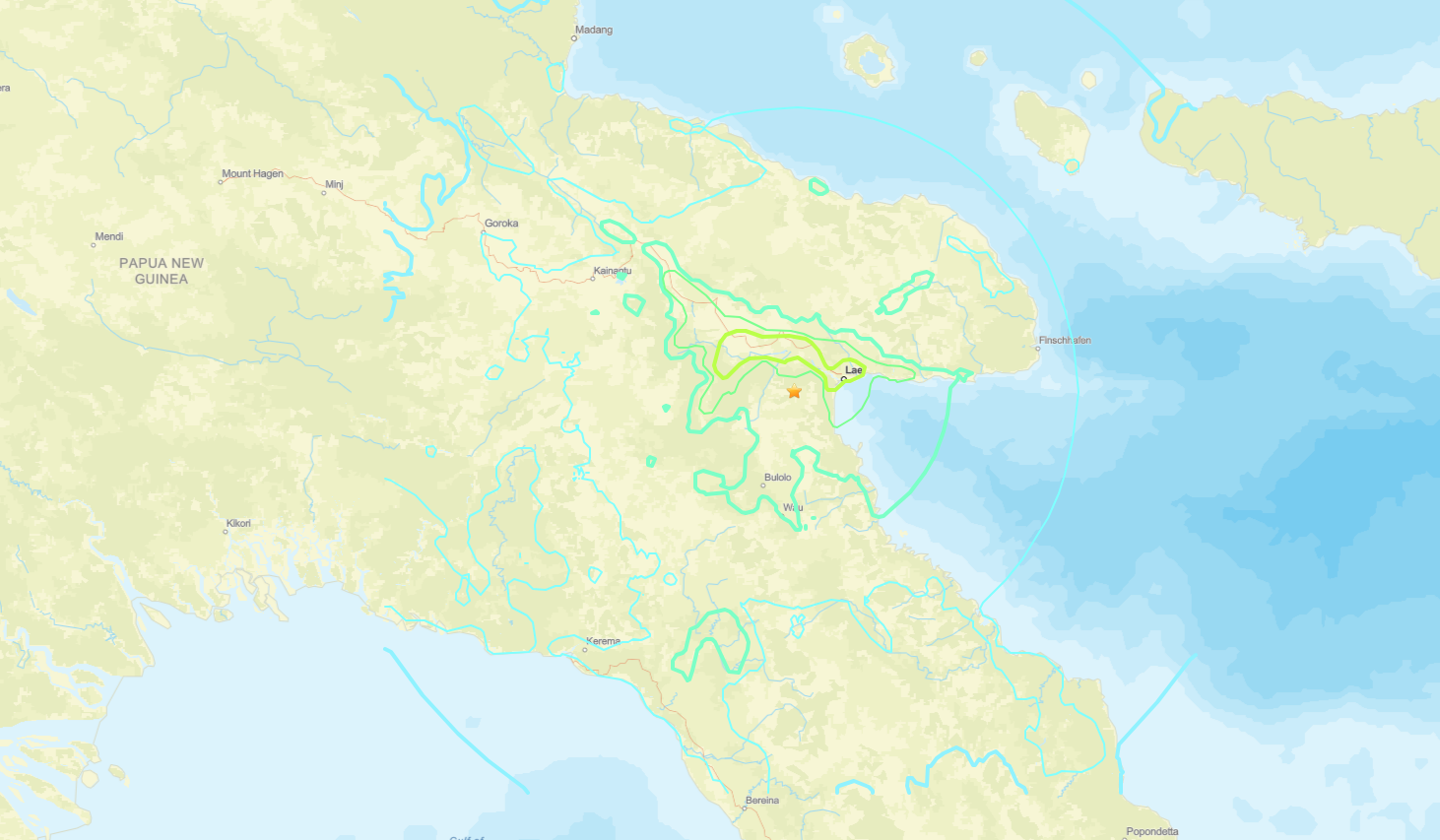 Terremoto de magnitude 6,6 atinge Papua-Nova Guiné no Pacífico