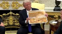 Trump diz que projeto de salão de baile arrecadou US$ 350 milhões