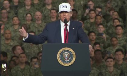 Trump diz que Japão respeita os Estados Unidos durante viagem à Ásia