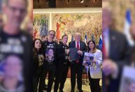 Trump encontrou familiares de reféns antes de discursar em Israel