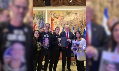 Trump encontrou familiares de reféns antes de discursar em Israel