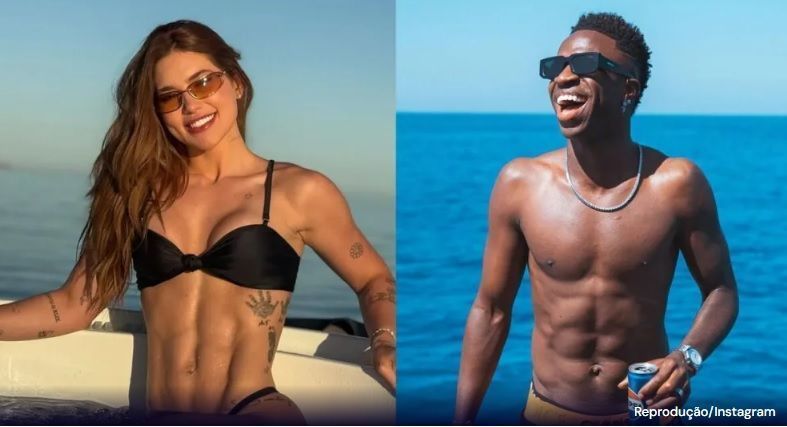 Vini Jr volta de viagem e tem Virginia como hóspede na Espanha