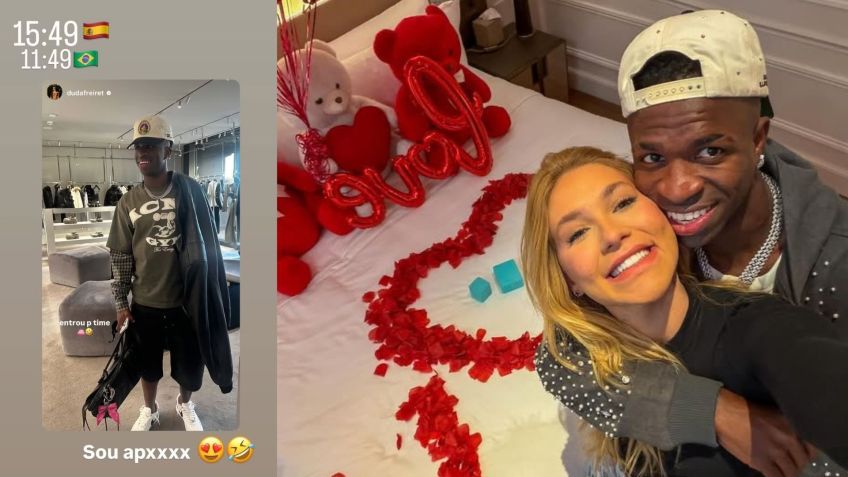 Vini Jr. carrega bolsa de Virginia e amiga brinca Entrou pro time • Instagram/ Duda Freire