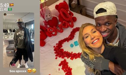 Vini Jr. carrega bolsa de Virginia e amiga brinca Entrou pro time