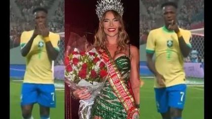Vini Jr. faz gol e manda beijo em comemoração