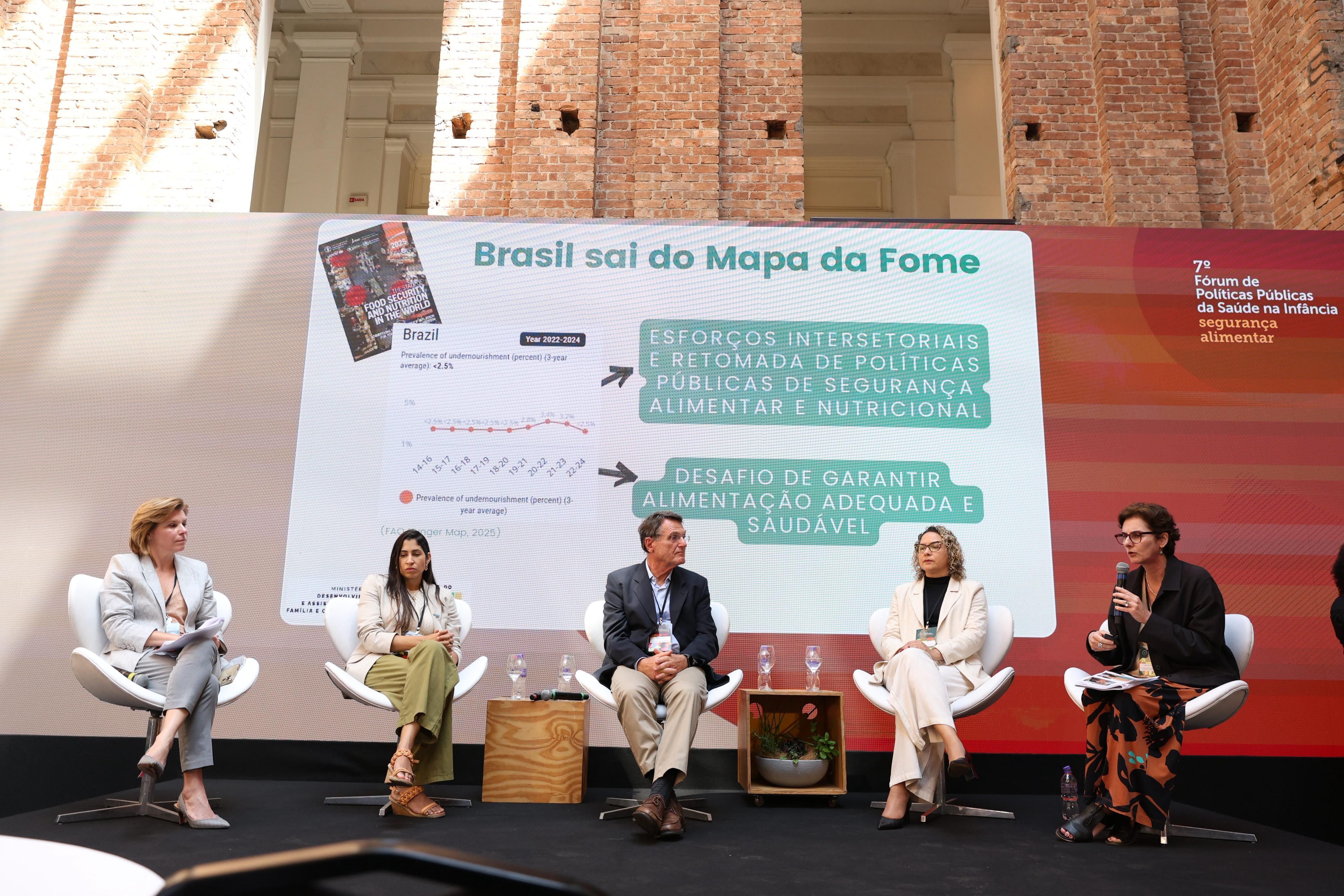 Evento reúne autoridades, especialistas e sociedade civil em discussão sobre os desafios da segurança alimentar infantil no Brasil