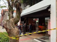 Perícia é realizada em restaurante onde Fogaça é chef após desabamento