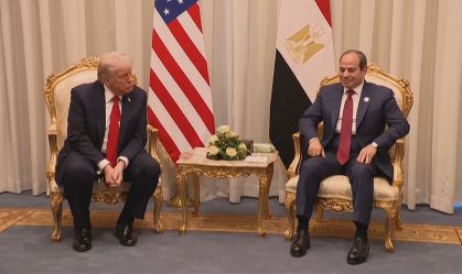 Presidente do Egito diz que Trump é o único capaz de acabar com a guerra