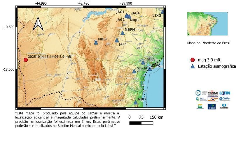 Mapa LabSis - Tremor BA