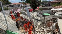 Desabamento atingiu casas e deixou um morto em Olinda; veja imagens