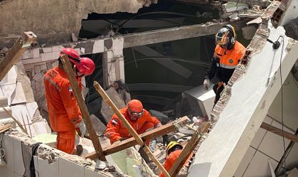 PE: Idoso com 85% do corpo queimado segue em estado grave após desabamento