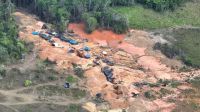 PF encontra garimpo com valas de 15 metros de profundidade no Amapá