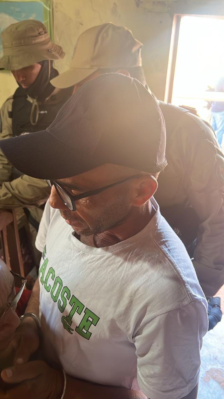 Preso homem acusado de matar e concretar corpo de garota de programa • Reprodução/ Polícia Civil da Paraíba