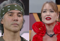 "A Fazenda": Gaby Spanic discute com Fernando Sampaio: "Cale sua boca"