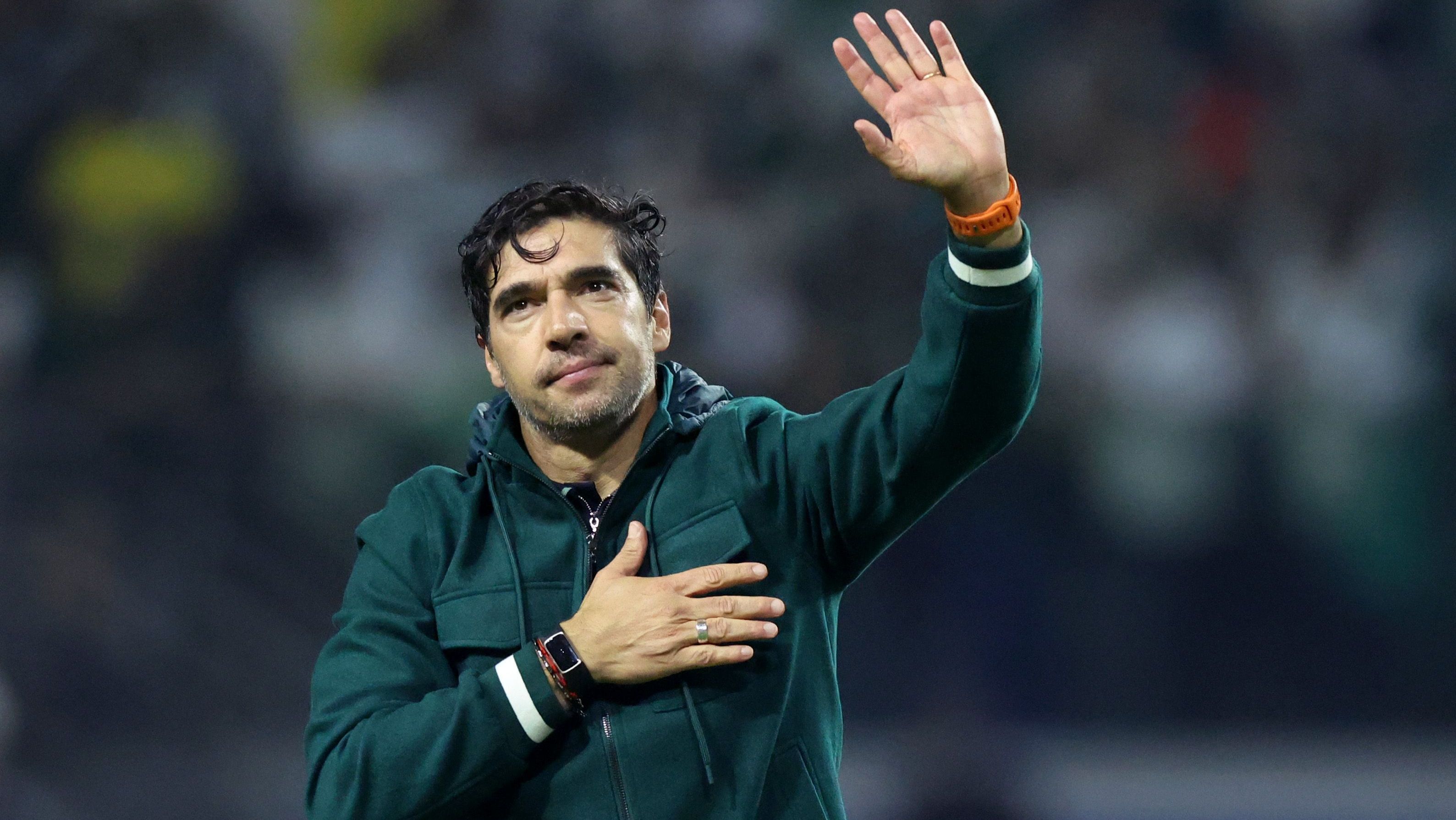 Emocionado, Abel Ferreira agradece a torcida após classificação história do Palmeiras para a final da Libertadores