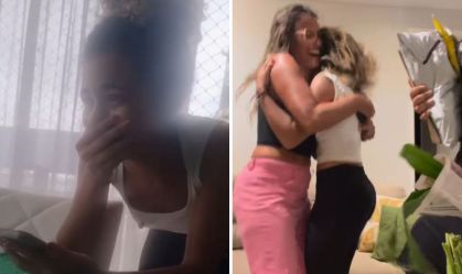 Alana Cabral mostra reação da família após ser aprovação em "Três Graças"