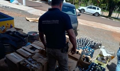 Vigilância Sanitária apreende 14 toneladas de bebidas irregulares no RS