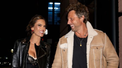 Alessandra Ambrosio e o namorado Buck Palmer