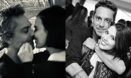 Alexandre Nero posta fotos raras com a esposa e faz declaração