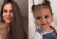 Amanda Kimberlly posta foto rara de Helena, filha com Neymar