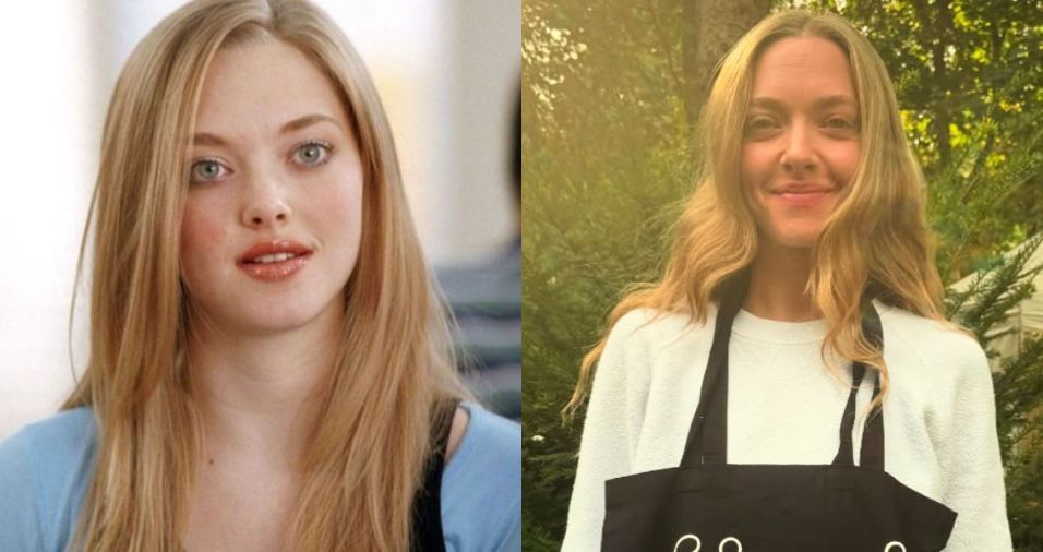 Amanda Seyfried na época do filme e atualmente • Divulgação | Instagram/Amanda Seyfried