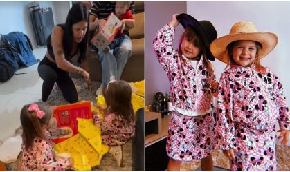 Ana Castela presenteia filhos de Zé Felipe e Virginia; assista