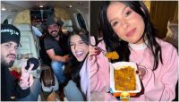 Ana Castela e Zé Felipe voam de jatinho juntos após beijo na TV