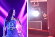 Escondido? Zé Felipe assiste show de Ana Castela no backstage