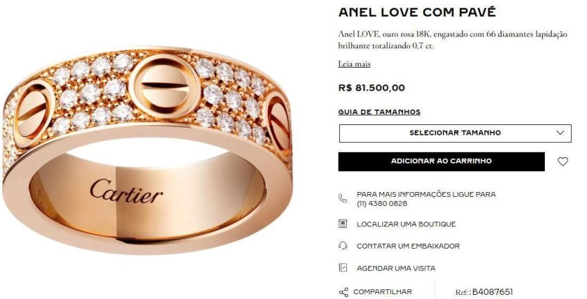 Anel de casamento de Franciny Ehlke • Reprodução