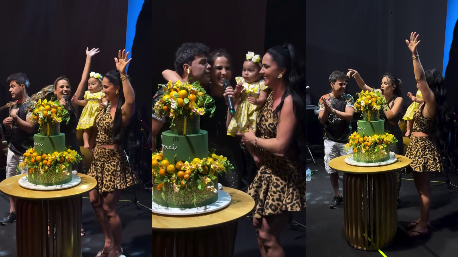 Graciele Lacerda fez um festão para comemorar os 45 anos