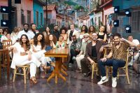Arlindo Cruz recebe homenagem de família e amigos no "Caldeirão"