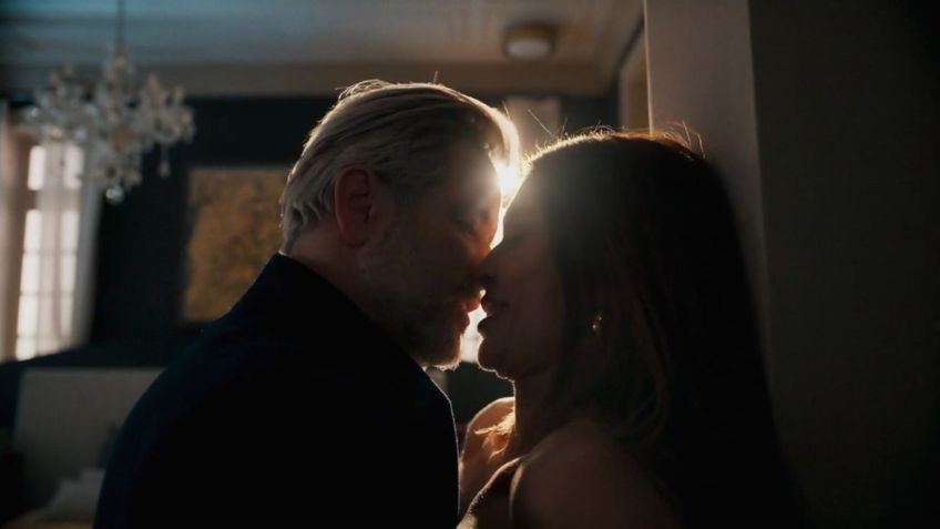 Ferette (Murilo Benício) e Arminda (Grazi Massafera) • Reprodução/Globoplay