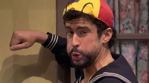 Bad Bunny se transforma em Quico, de "Chaves", em programa dos EUA