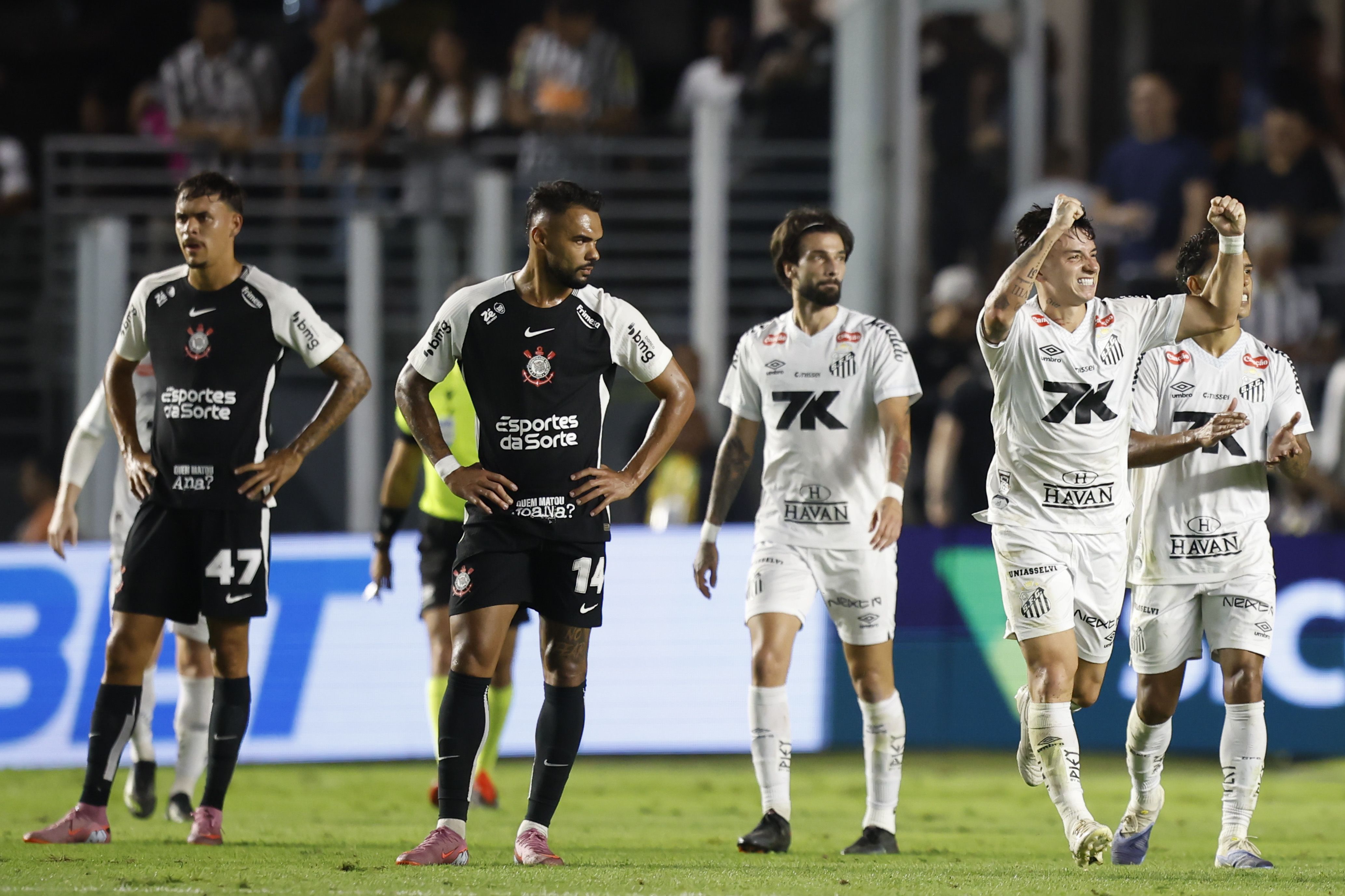 Santos e Corinthians se reencontram com arbitragem familiar na Vila