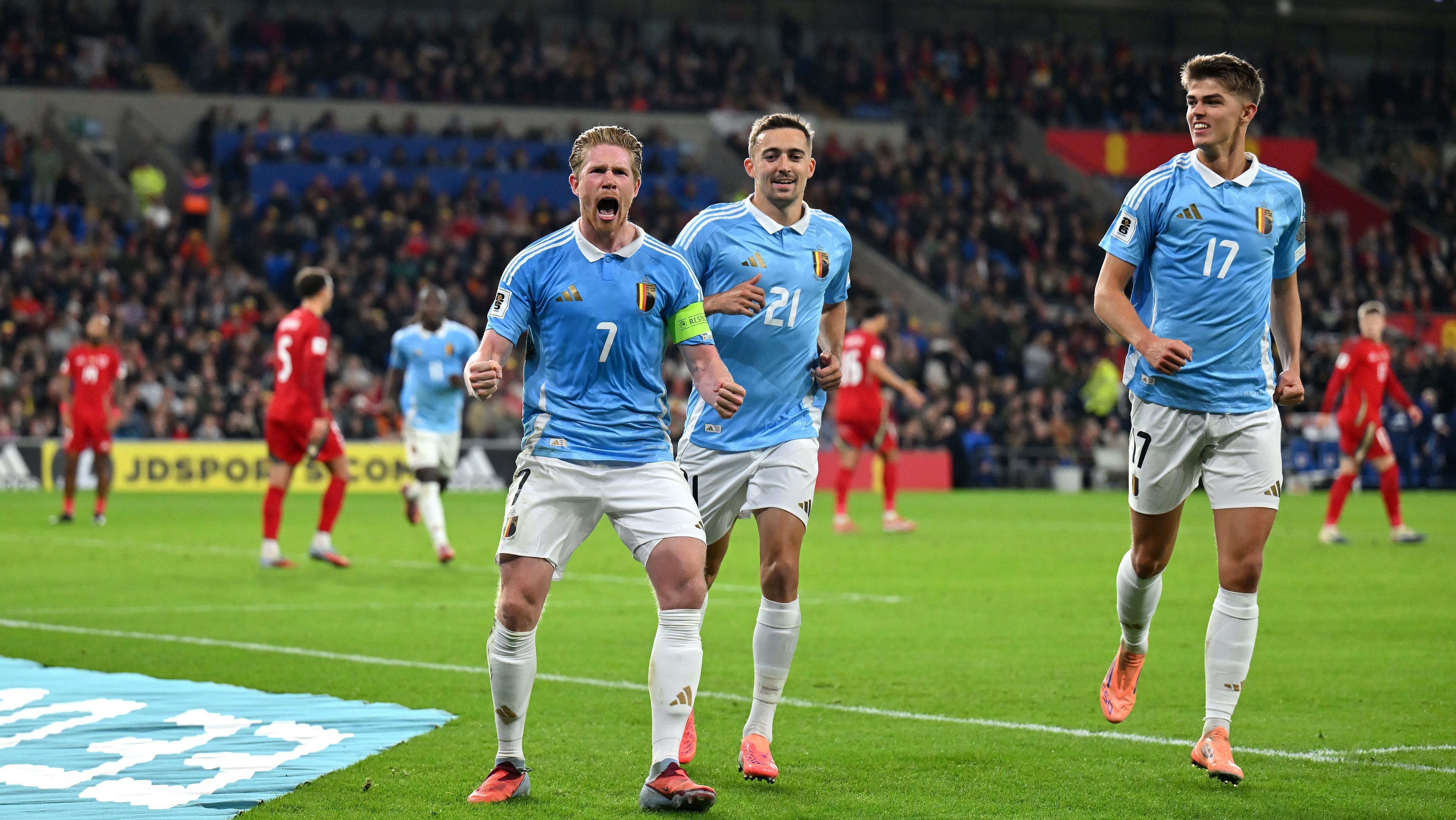 Kevin De Bruyne foi o destaque da Bélgica contra Gales