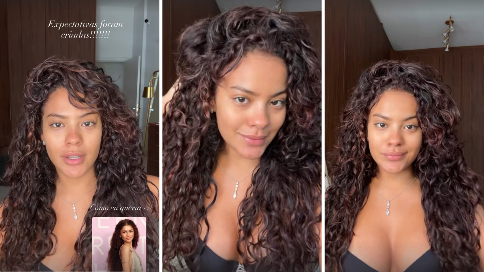 Bella Campos com novo visual • Reprodução/Instagram