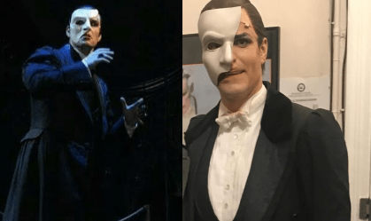 Ben Lewis ficou conhecido por seu papel no musical "O Fantasma da Ópera" (2017)